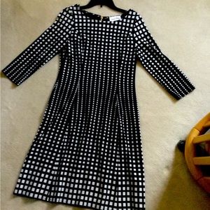 Joseph Ribkoff geometric pattern dress